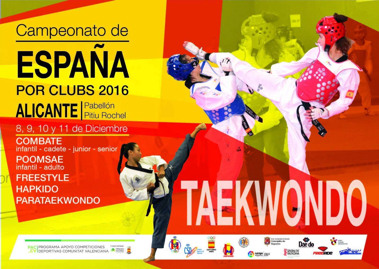 Participación jumillana en el Campeonato de España de Taekwondo