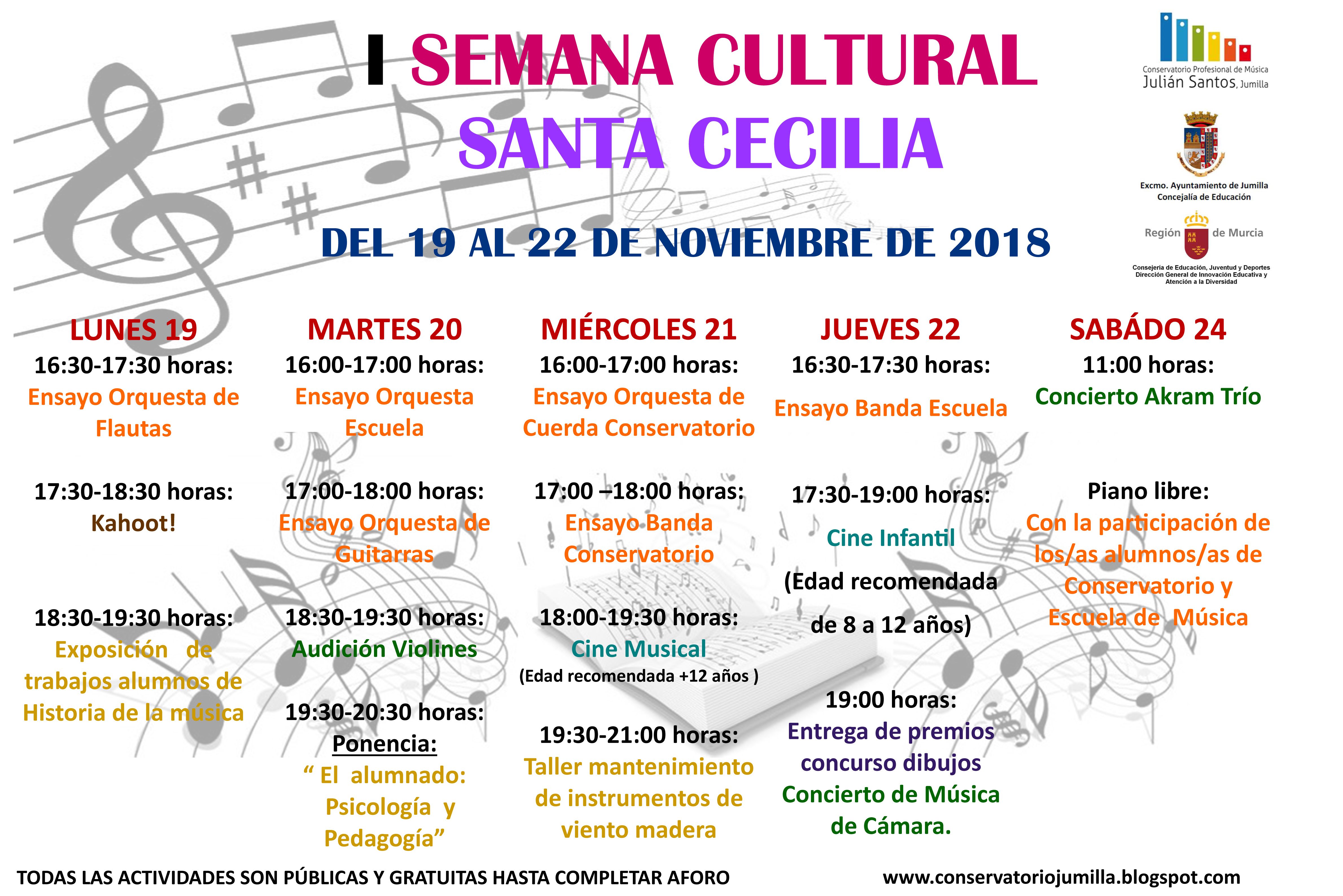El Conservatorio celebra su I Semana Cultural