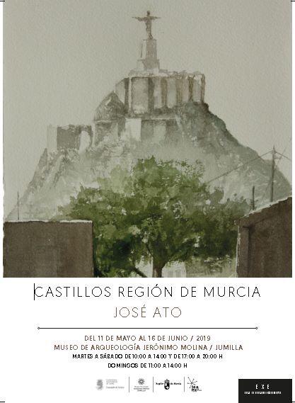 El Museo Arqueológico cuelga la exposición Castillos de la Región de Murcia de José Ato