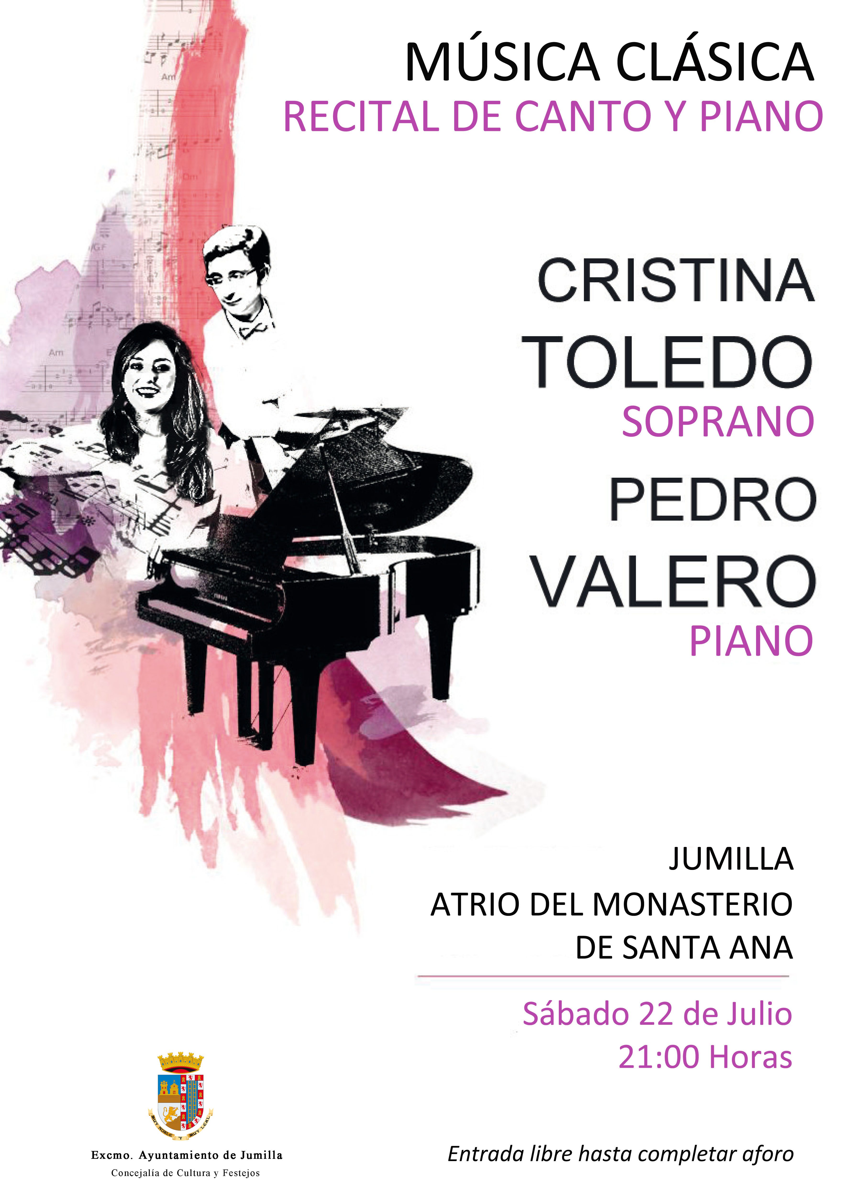 Santa Ana acoge un recital de canto y piano por su festividad