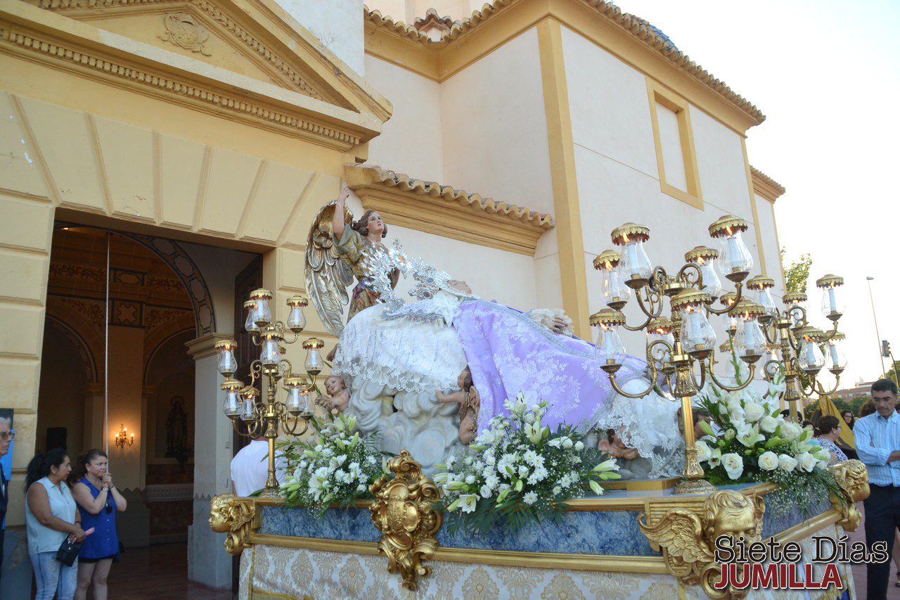 Este domingo se realiza el traslado da la imagen de la Virgen de la Asunción, desde San Agustín hasta la iglesia de El Salvador