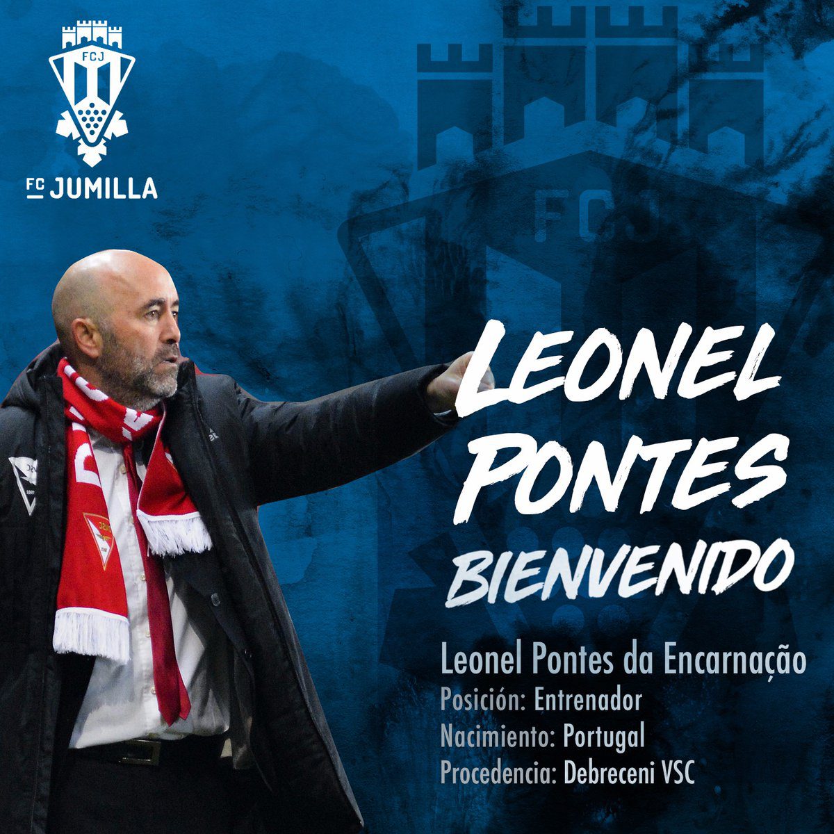 El portugués Leonel Pontes, nuevo técnico del FC Jumilla