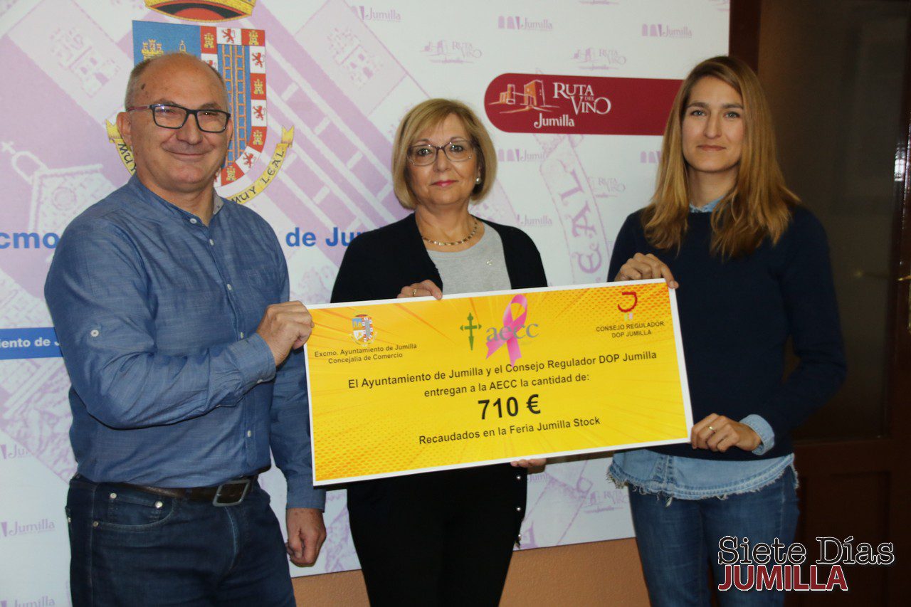 Las copas del CRDOP y Jumilla Stock consiguen 710 euros para la lucha contra el cáncer