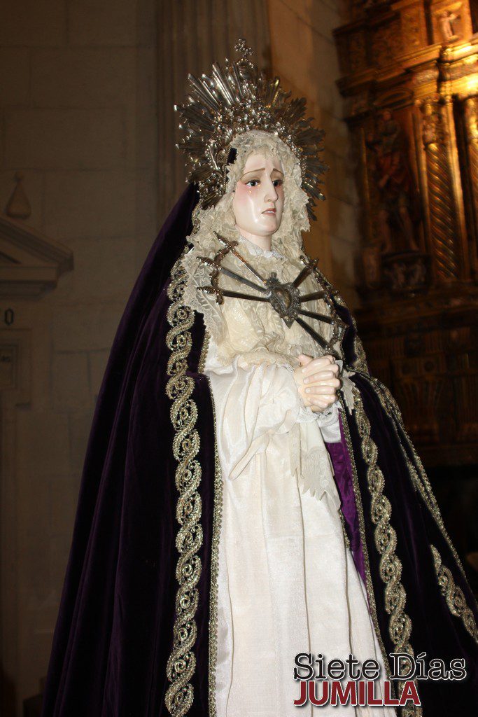 La Dolorosa de la Cofradía de Jesús Prendido ha sido bendecida y dispuesta al culto