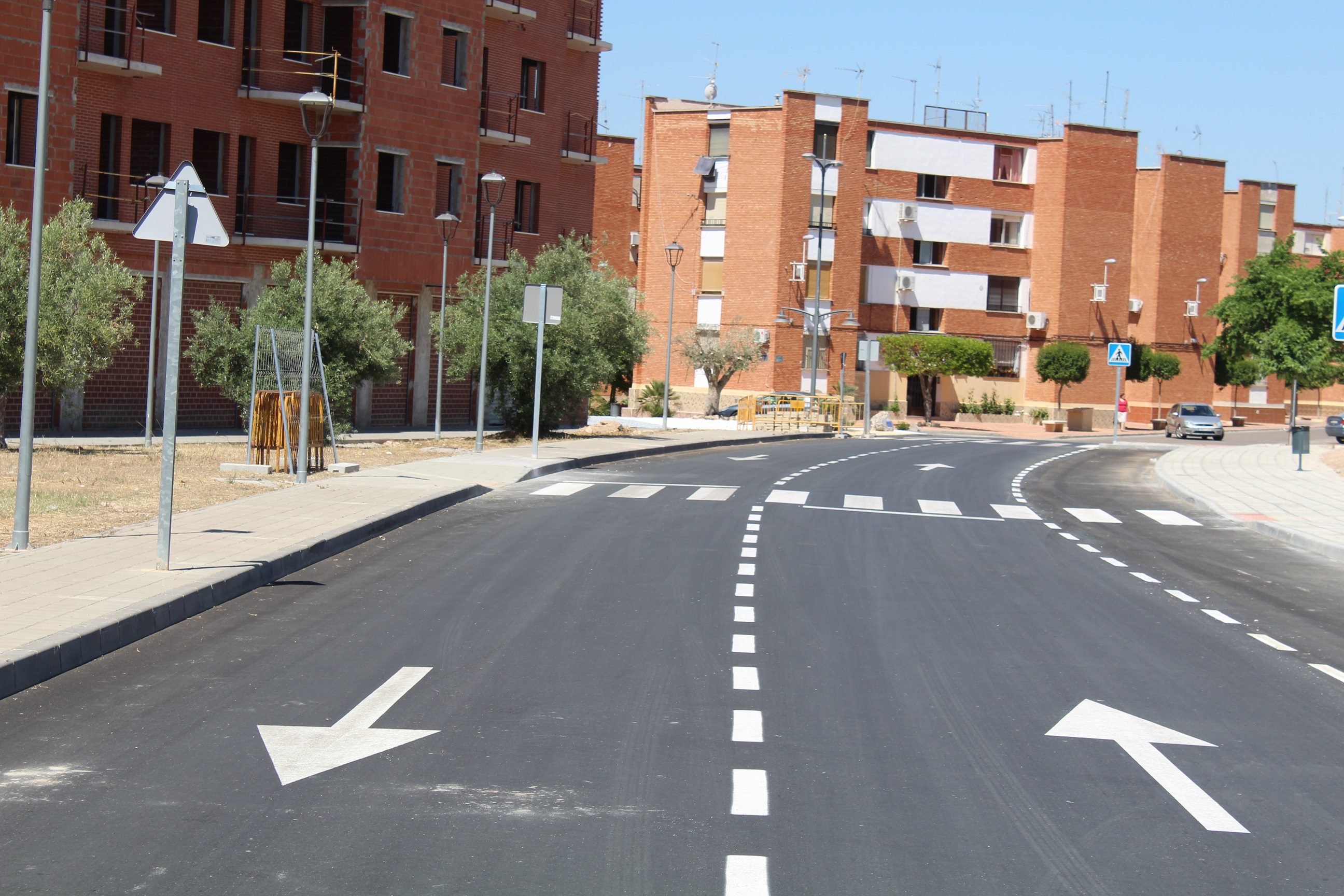 La calle Goya ya está abierta al transito tras las obras de renovación