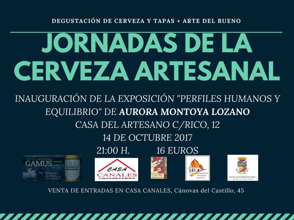 Jornada de cerveza artesanal y exposición de Aurora Montoya