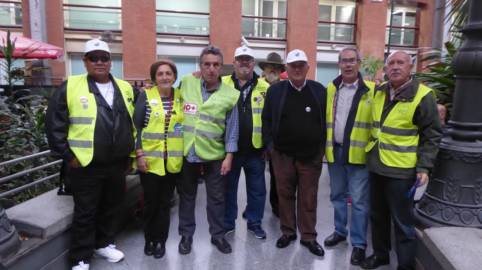 Los pensionistas de Jumilla se manifiestan en Madrid