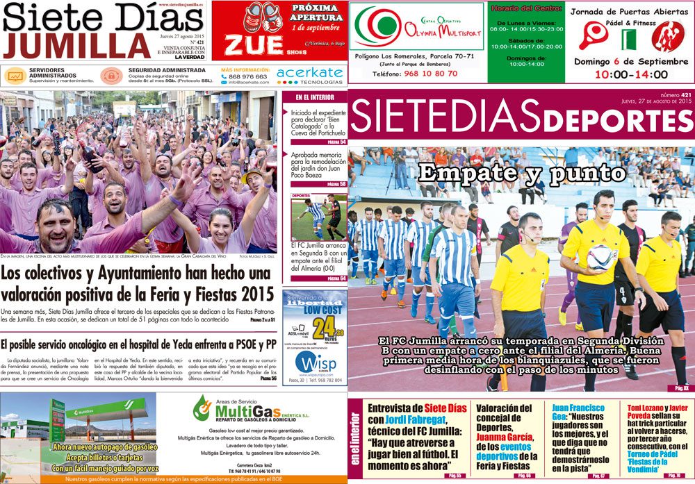 PORTADAS EDICIÓN 421