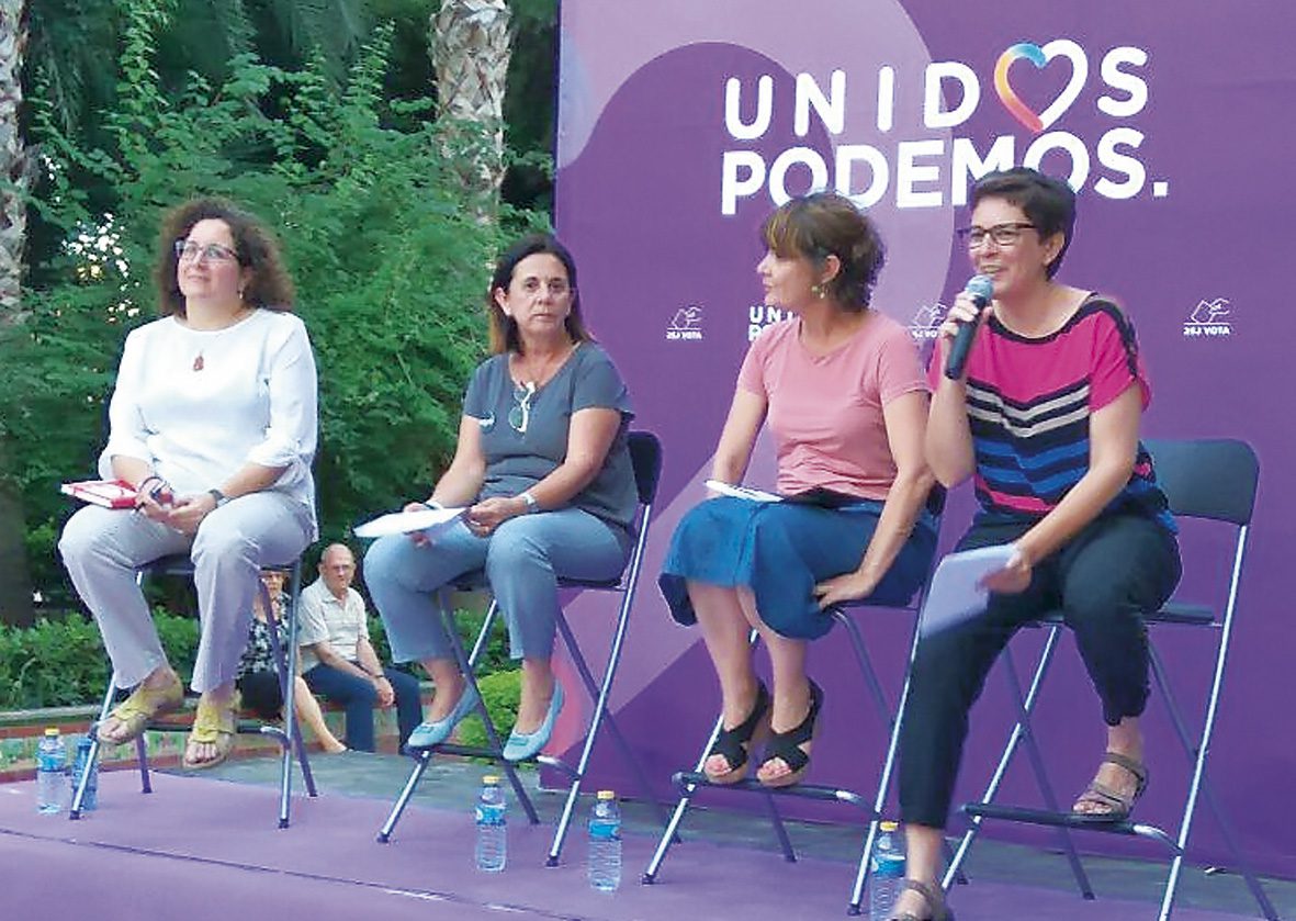 Unidos Podemos pidió el voto de los jumillanos para las generales
