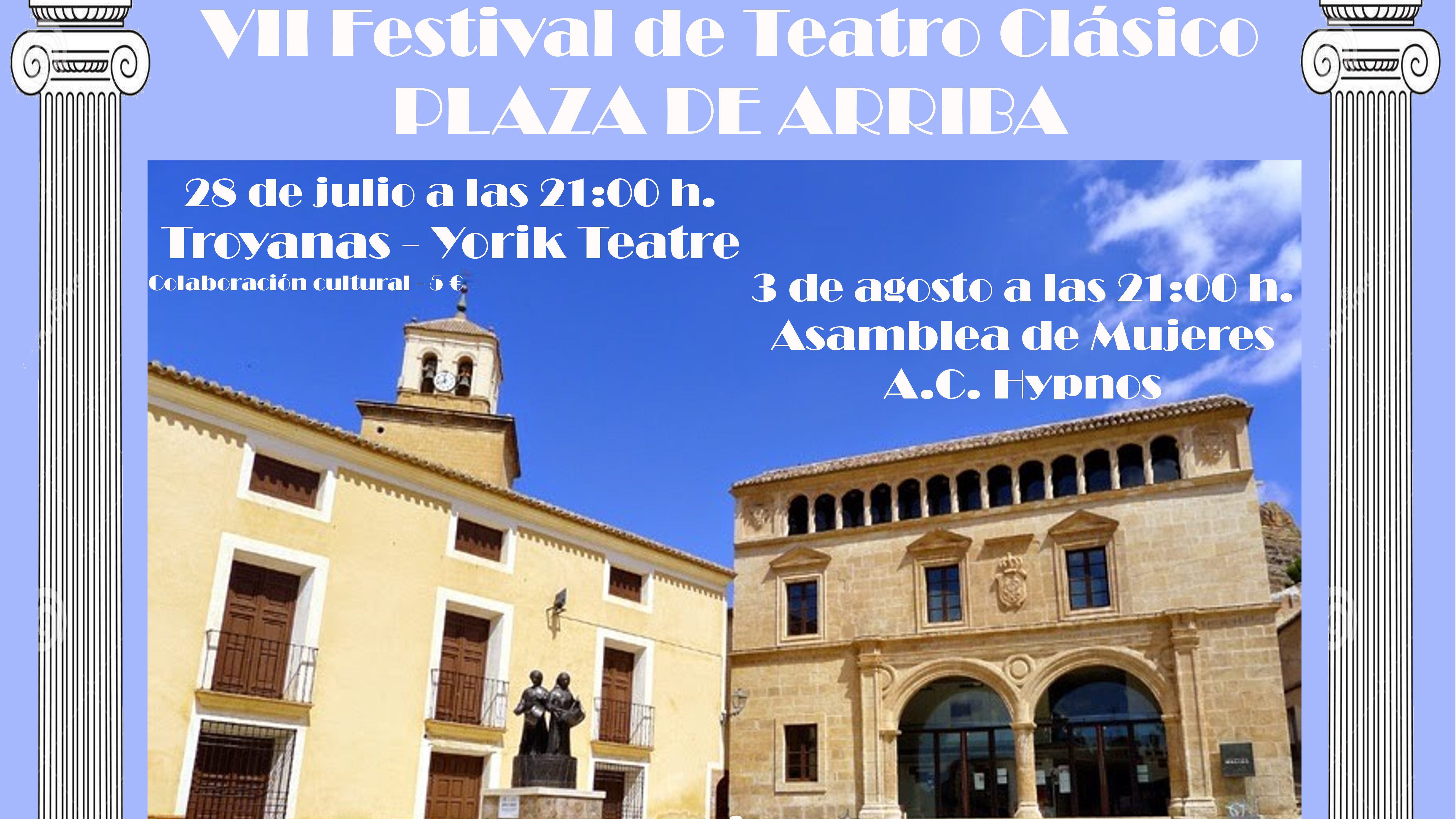 La Asociación Cultural Hypnos llega con el VII Festival de Teatro Clásico