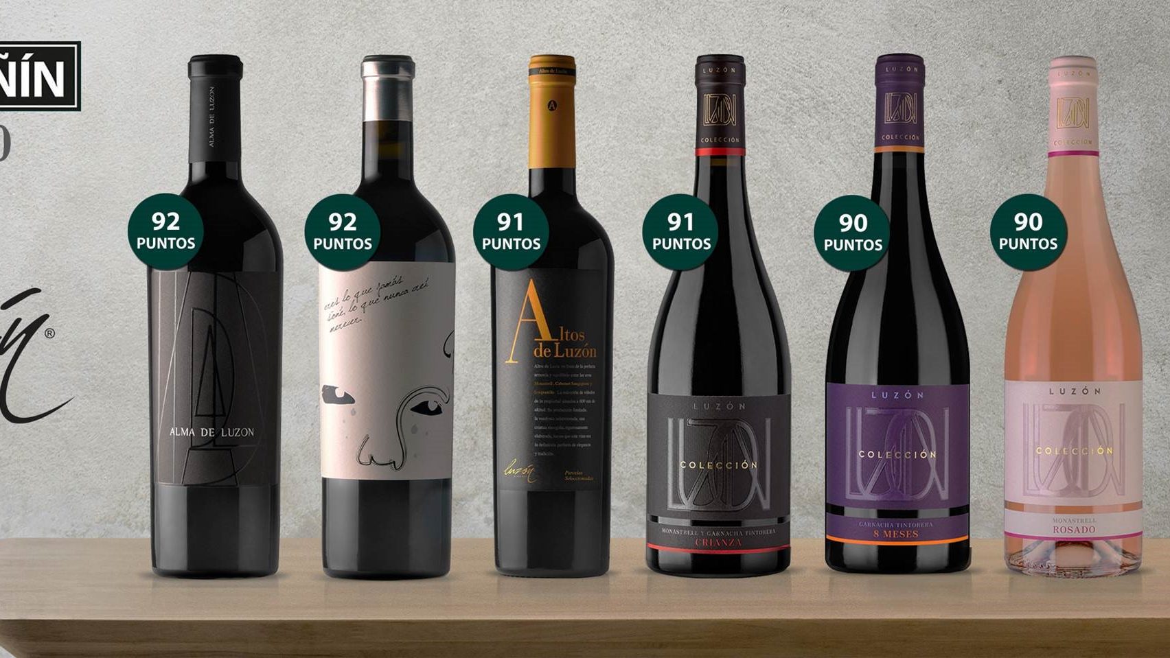 La Guía Peñín califica de ‘excelentes’ ocho vinos de Bodegas Luzón