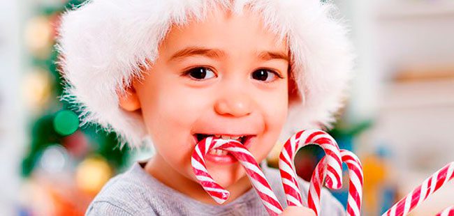 Dulces navideños y la salud bucal de los niños