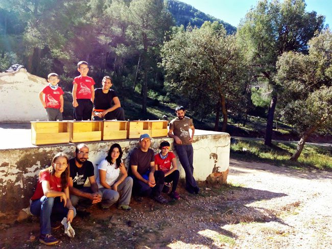 Stipa realiza un taller de cajas nido dentro dirigido al proyecto ‘Canteras con vida’